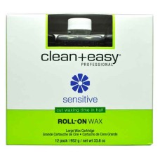 Clean+Easy Large Sensitive Wax Refill 12 Pack